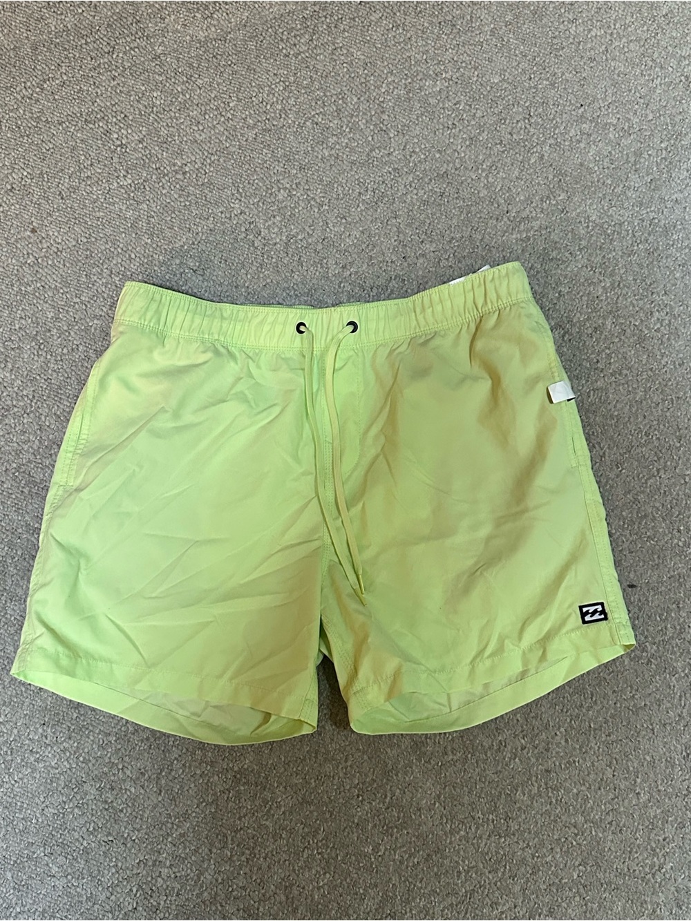 Billabong Men's Neon Lime Swim Trunks